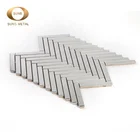 Gold stainless steel wall floor 3d art mosaic matel sheets