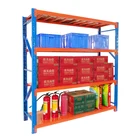 4 layers Metal Materials Light Duty Racks Warehouse Storage Racks