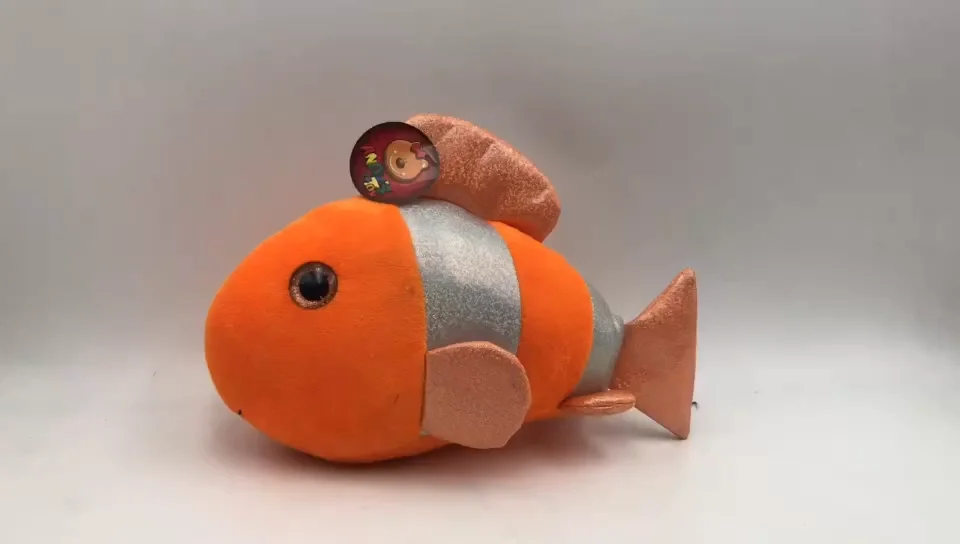 cute nemo fish plush toy marine animal soft stuffed toy for kid