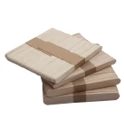 Sticks Birch Wood Stick Manufacturer Customized Natural Birch Ice Cream Sticks Wooden Popsicle Sticks