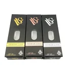 Print logo glass syringe 1ml custom packaging box for THC/CBD oil