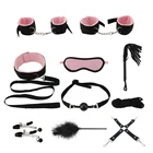Aimitoy New SM Restraint Set 10 Pcs Bed Bondage Kit Erotic Sex Toy Slave Roleplay Set BDSM Fetish Toy Fetish kit