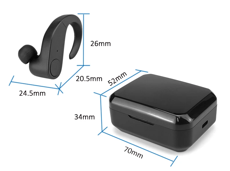 TWS Headphone Wireless Support Customized Bluetooth Headset Private label Earbuds RP15 - ANKUX.COM