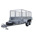 Sell well galvanised 8x5ft hydraulic dump trailer for farm transport