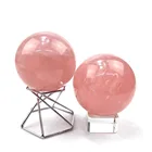 Rough Wholesale Rough Stone Pink Rose Quartz Rough Stone Polishing Rose Quartz Sphere For Wholesale