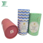 YF Custom Printed Color Macaron Small Round Cardboard Paper Candy Gift Box with Lid