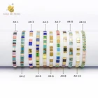 Beads Crystal Promotion High Quality Fashion Tila Beads Jewelry Bohemian Crystal Seed Beads