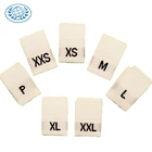 T-shirt clothing patches custom Private woven tag brands Personalized Woven Labels For Clothing
