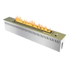 900mm Narrow Model Intelligent Customizable Gold Smart Bio Ethanol Fireplace