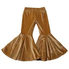 Pants 2020 New Hot Sale Girls Leggings Velvet Bell Bottoms Big Bell Velvet Comfortable And Soft Flare Pants