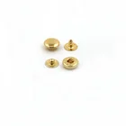 Snap Buttons For Metal Button Snap Customized Black Nickel Single Cap Spring Press Metal Fastener Snap Buttons For Sale