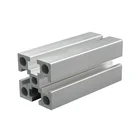 Customized 6063 t5 t slot industrial 2020 3030 4040 4080 8080 aluminium extrusion profile 40x40 aluminium industry