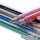 Pen Multi Colour Pen Custom Pack Or Bulk 1.0 Milky Multi Color Glitter Gel Pen
