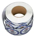 Custom Printed Roll Waterproof Synthetic Paper Honey Jar Labels