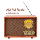 Radio Radio Am Fm 2020 All New Vintage Portable Bluetooth Speaker Fm Radio Antique Design Wooden Radio