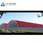 China Manufacture Light Bolt Ball Space Frame Coal Pile Steel Pipe Structure Warehouse Shed