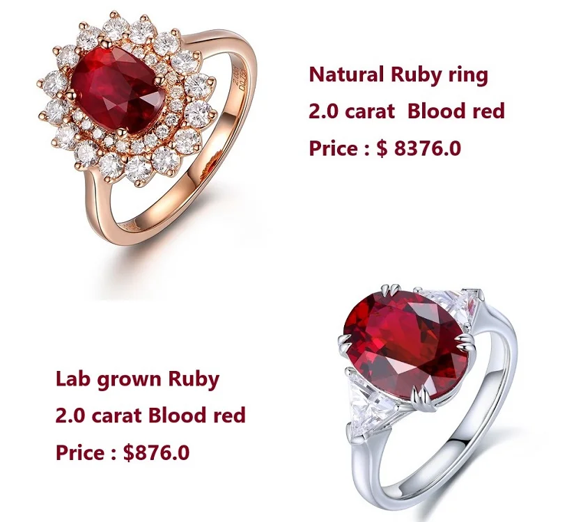 created ruby blood red ruby stone price per carat
