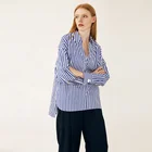 New Product Fashion Striped Clothes Women's Blouse Tops