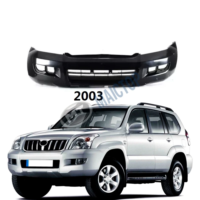 Maictop Car Plastic Abs Front Bumper For Landcruiser Prado