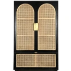 Furniture Wooden Antique Furniture Rattan Living Room Kitchen Wooden Wardrobe Storage Cabinet