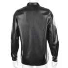 Leather Women Jackets Women New Arrival Cool Street Wear Button Front Black PU Leather Women Jackets