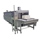 Automatic stainless steel vegetable plastic crate washing machine