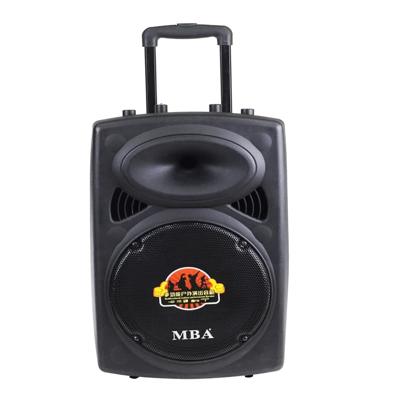 MBA 15" BT Party Speaker System Bluetooth Big Led Portable Stereo TV usb mp3 super woofer speaker box with remote control - ANKUX.COM