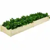 Brand New Outdoor Eco-friendly Garden Bed Planter Box Herb Frame Plant Planter Large Wooden Planter Bed for Vegetables Flowers