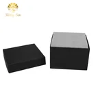 Luxury Custom Logo Black Small Wooden Watch Box Watch Gift Packaging Box In Stock