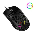 Mouse AJAZZ AJ339 New Lightweight Symmetrical Ergonomic Honeycomb Design RGB Gaming Mouse For Gamers