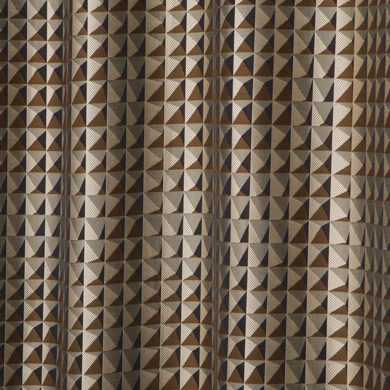 2020 jacquard curtain geometric pattern curtain