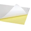Self Adhesive Cast Coated Paper Yellow Back Release Paper In Sheets