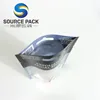 Wholesale Resealable three side heat seal bag hair extension packaging small zipper bag