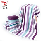 Dyed Towel And Hand Bath Towels Supplier Soft High Quality Colored Stripe Yarn Dyed Towel Set Bath Towel And Hand Towel