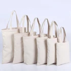 reusable plain wholesale tote bags recycled shopping custom canvas bag