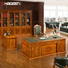 china Business New design sale high gloss wooden CEO executive luxury office desks classic office furniture (0806)