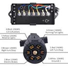 Wholesale RV Portable 7Way Trailer Plug Electrical Power Cable