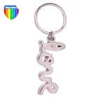 High quality factory wholesale antique bronze guitar custom metal keychain