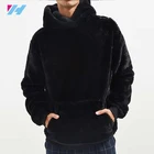 2019 New Arrivals Mens Winter Fashion Black Clothing Sherpa Fleece Pullover Hoodies