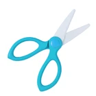 Portable Safety Baby Food Scissors Ceramic Shear Healthy Kitchen Food Cutting Scissor