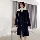 2019 ZR New Female Women Winter Coat Thickening mongolian Fur liner Parkas Jacket Outwear Parkas For sale