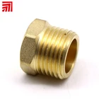 Brass Fittings Pex Brass Brass Fitting Pipe Fitting K711 Size 1/2 3/4 1 Brass Fittings Male Plug PEX Pipe Fittings