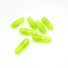 Green Color Natural vegetarian HPMC Veggie Capsules size 00