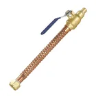 Hot Sale Copper Flexible Corrugated Hose Flexible Kitchen Basin Sink Hydraulic Durable Plumbing Pipe