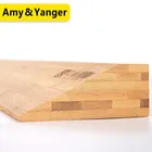 BSCI factory organic bamboo yoga wedge block yoga brick for special pose use yoga accessories