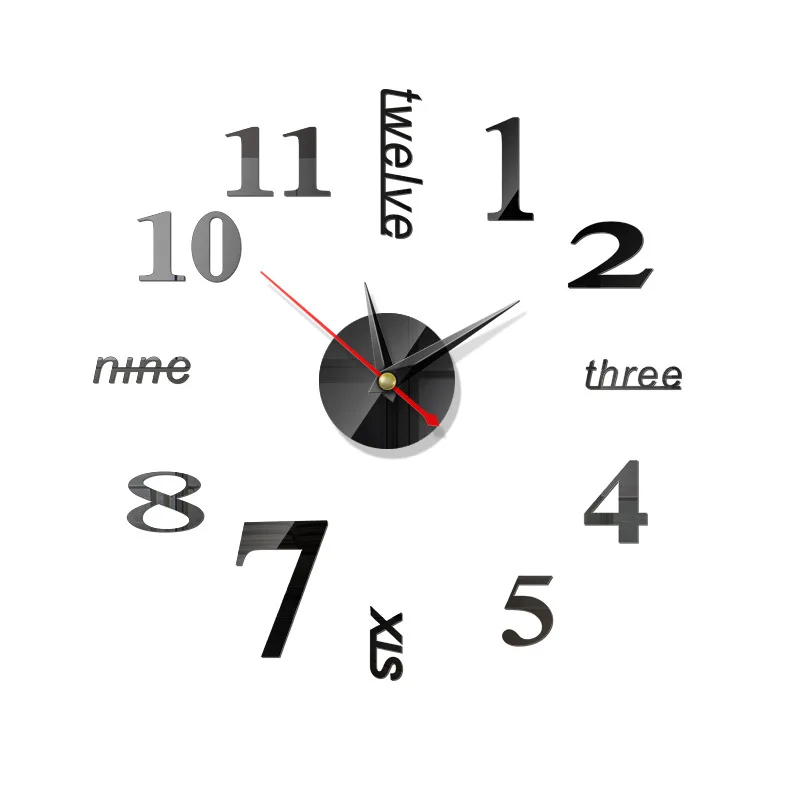 14 дюймов современные акриловые 3D Diy horloge murale reloj де сравнению wanduhr кварцевые настенные часы
