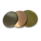 Custom Metal Stamping Engraved Plain Circle Metal Blank Coins in stock
