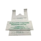 Professional production recyclable biodegradable pouch bag PLA T shirt bag