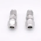 Swagelok type stainless steel reducing union fitting