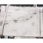 Natural fog and cloud white marble slab